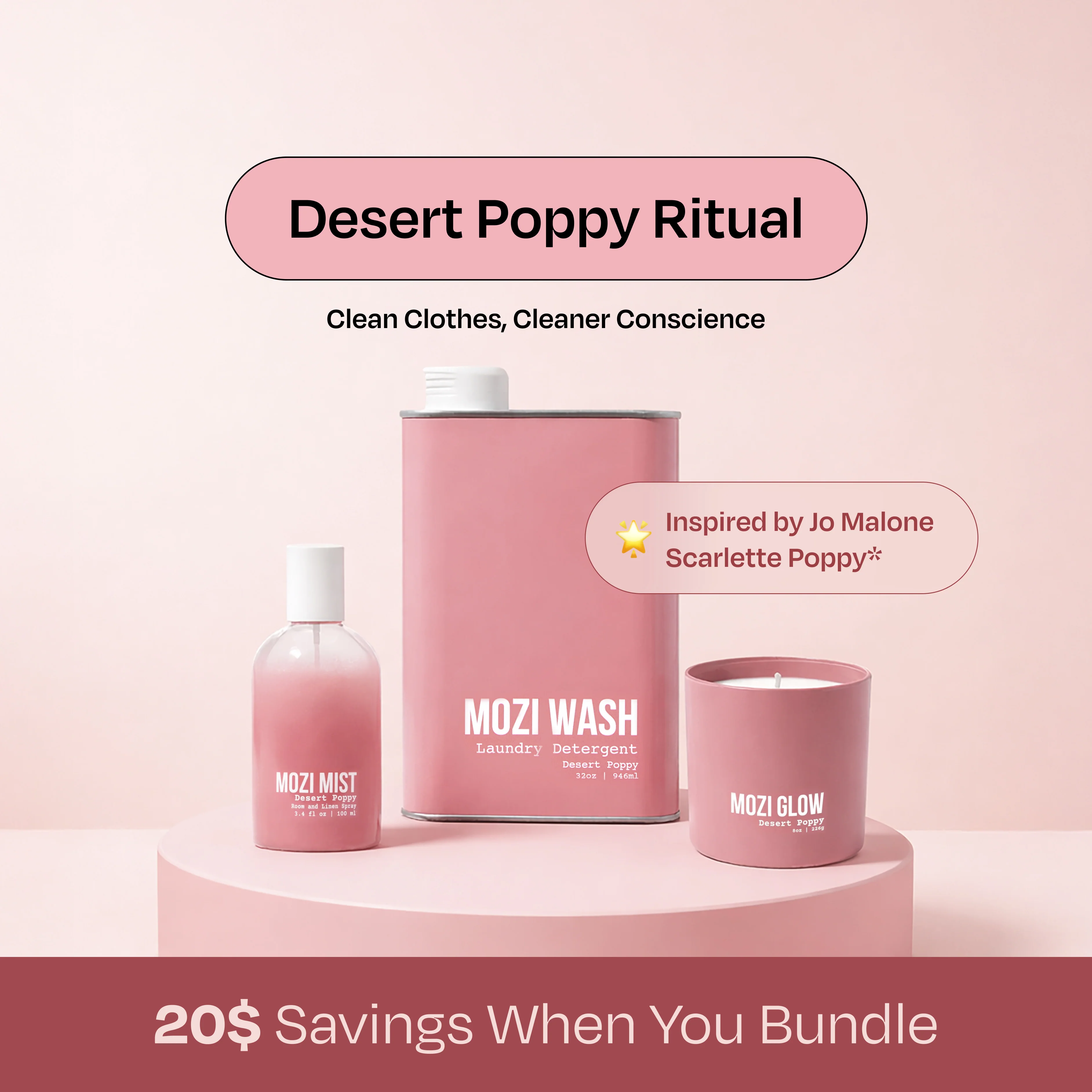 Desert Poppy Ritual Trio